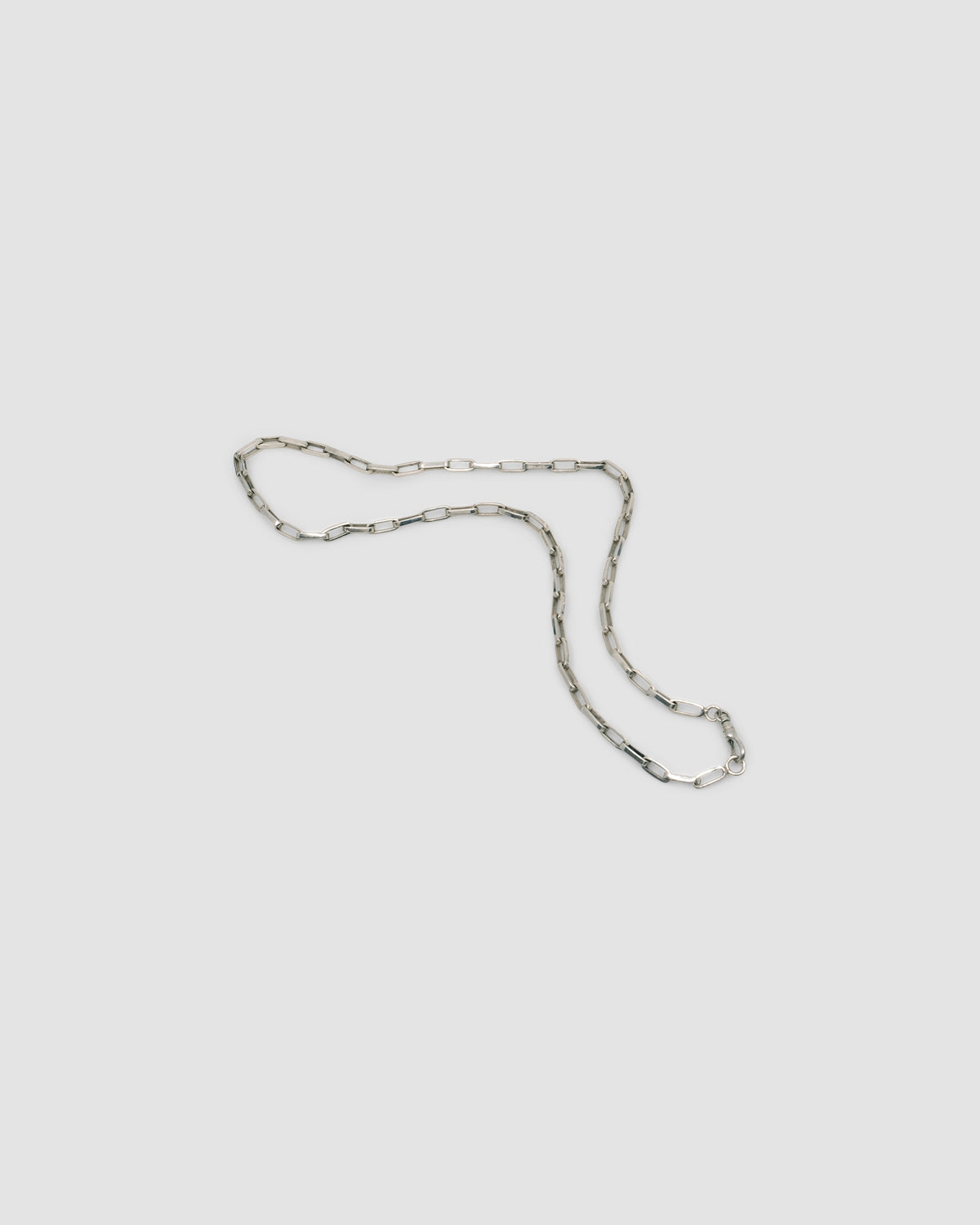 silver link chain necklace