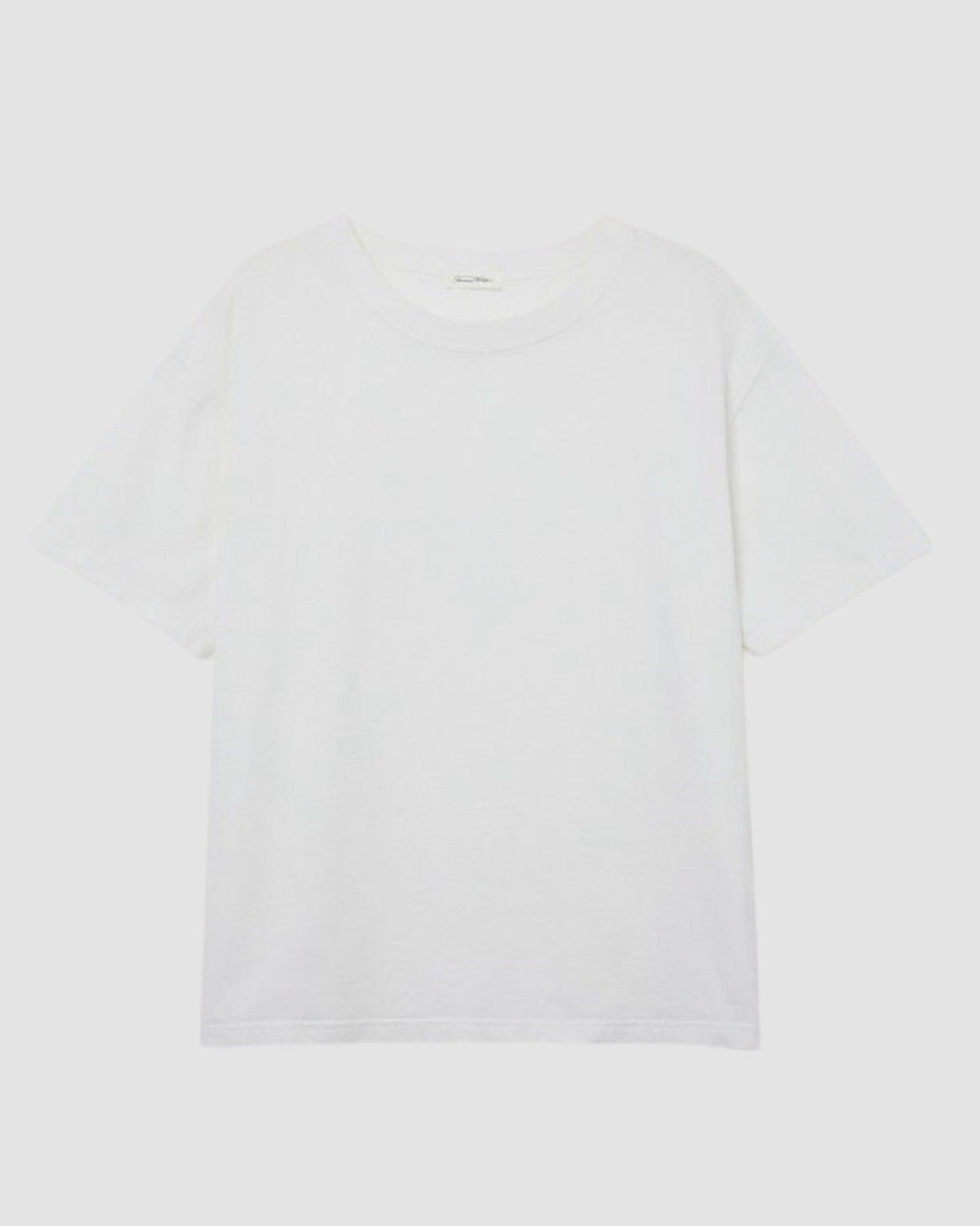 fizvalley White t-shirt on a light gray background