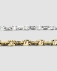 silver & gold double link chain