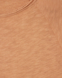 Close-up of a brown fabric texture