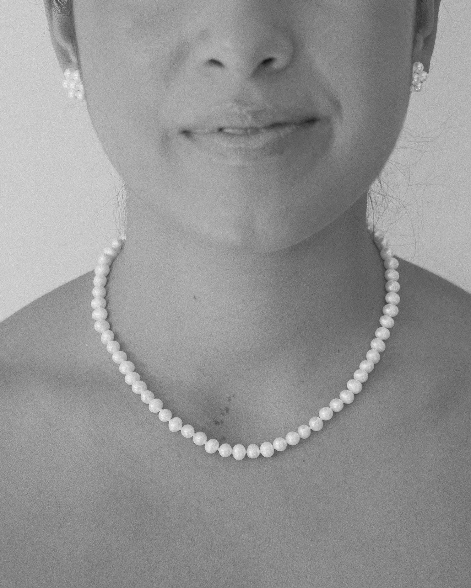 MAY PUFF PEARL NECKLACE - The Pared Store