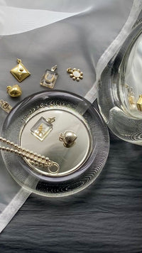 CHARM | PUFFY SILVER HEART