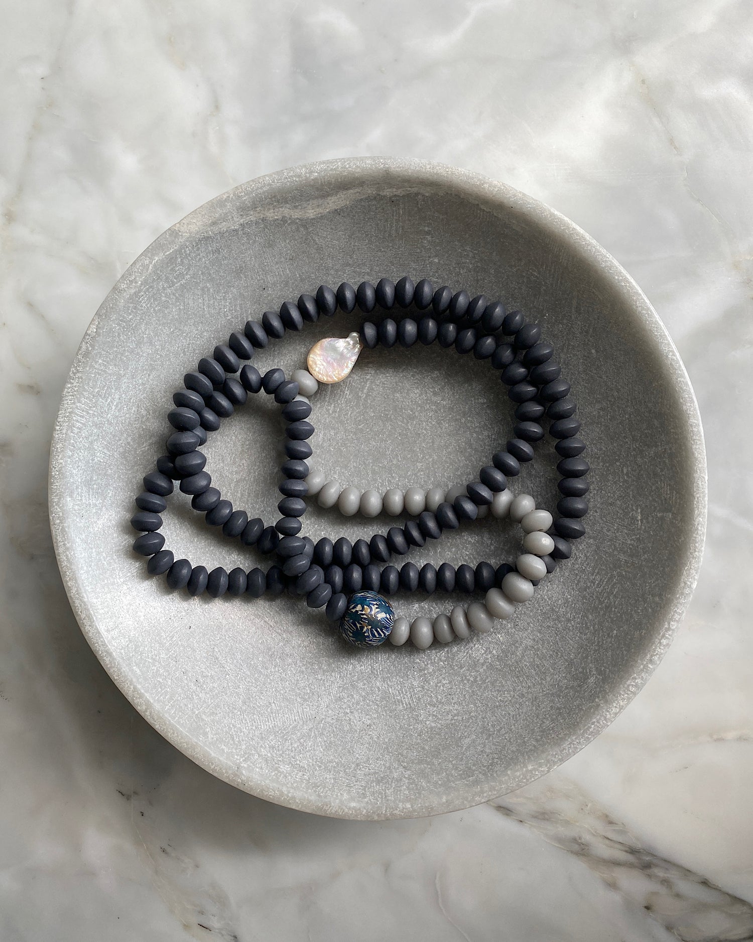 ROSA NECKLACE | SLATE - The Pared Store