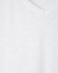 Close-up of a white shirt 