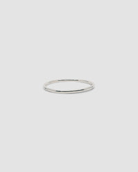 thin sterling silver simple bangle