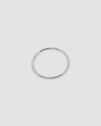 thin sterling silver simple bangle