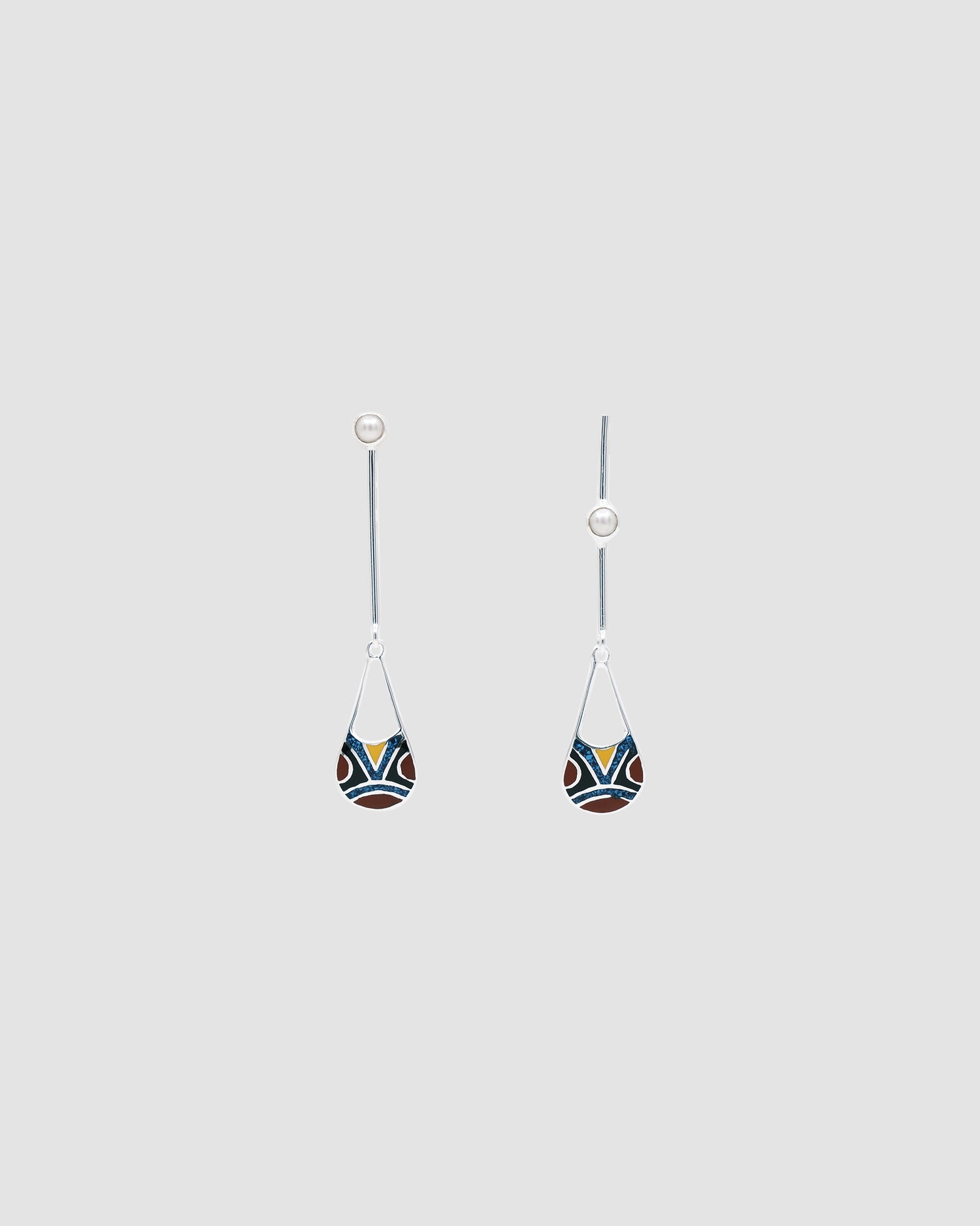 UNEVEN MEXICAN CHARM EARRINGS | B - The Pared Store